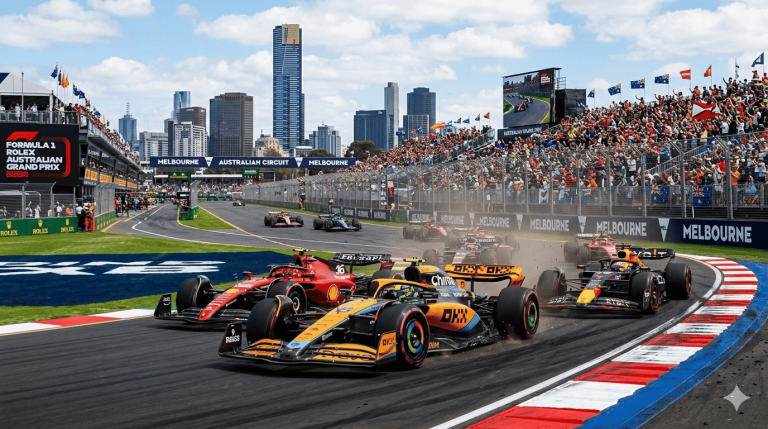 Australian Grand Prix Hospitality 2026 at Albert Park Circuit featuring VIP terrace viewing and premium Formula 1 lounge experience