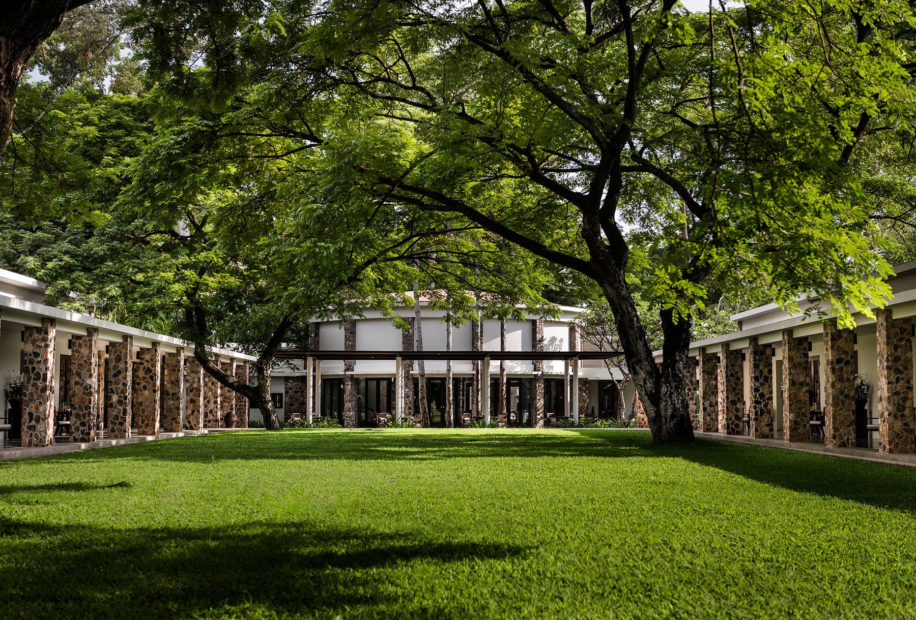 Amansara luxury resort in Siem Reap, Cambodia, blending royal heritage architecture with minimalist contemporary design