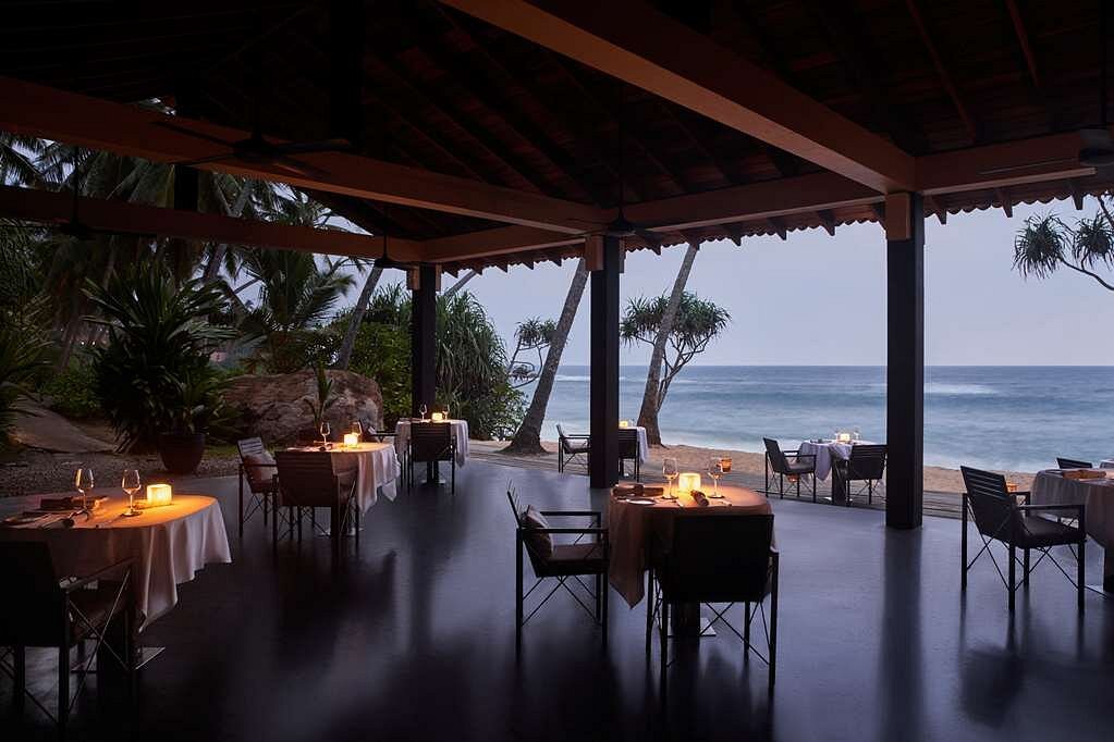 Amanwella Sri Lanka beachfront luxury resort with infinity pool overlooking the golden coastline and Indian Ocean