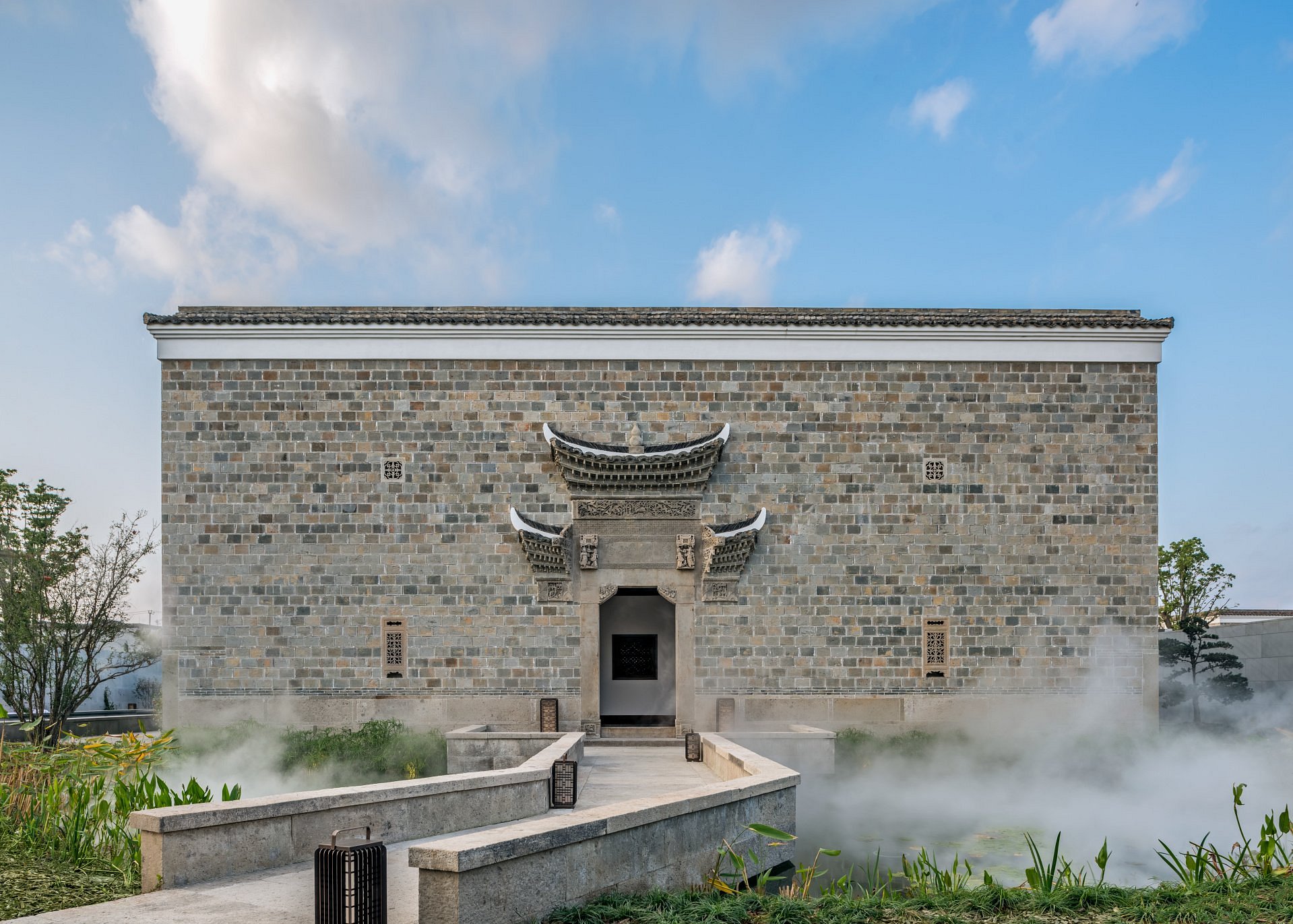 Amanyangyun Shanghai luxury resort in Shanghai featuring traditional Ming and Qing dynasty architecture surrounded by lush greenery and tranquil courtyards